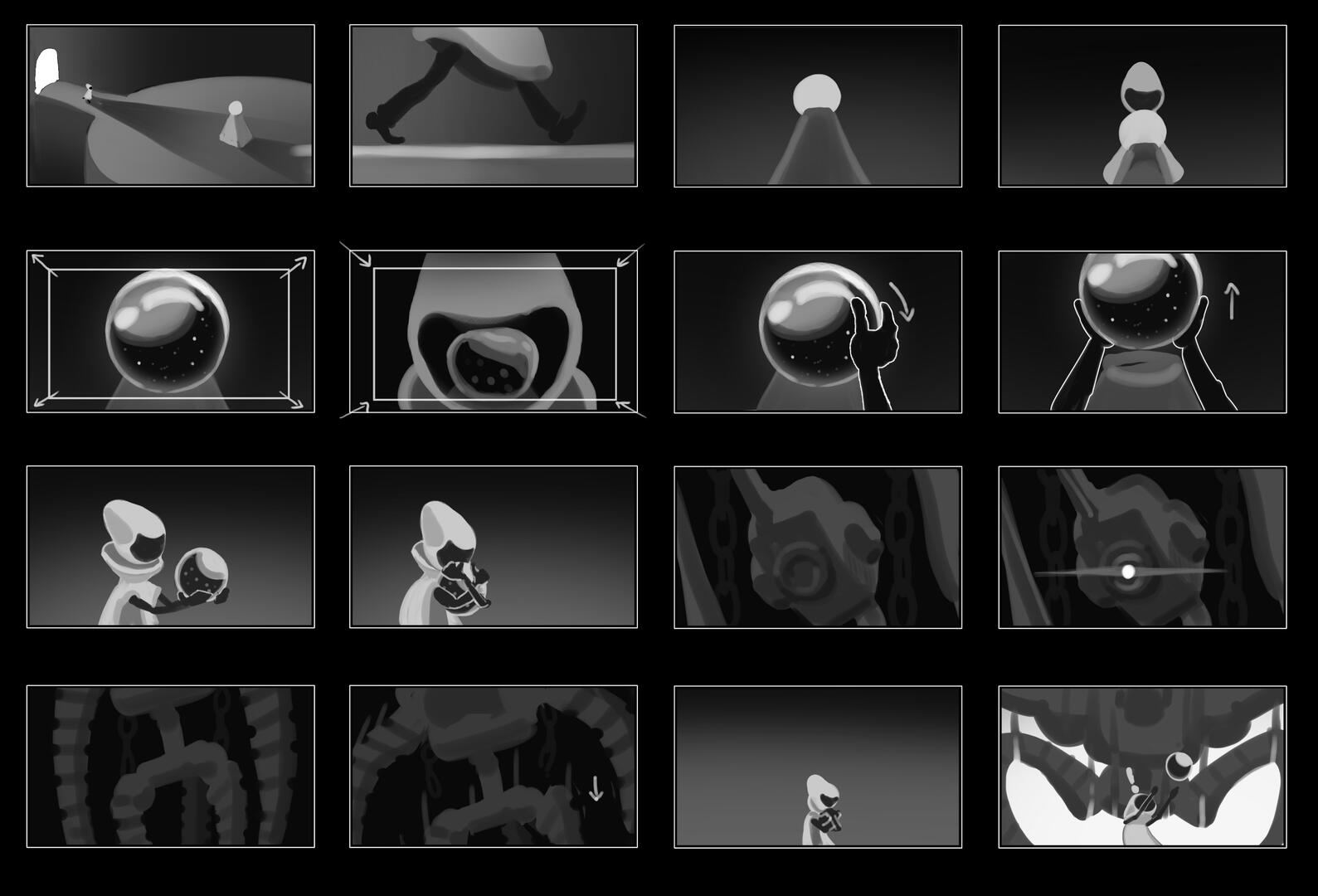 Spaceman Storyboard